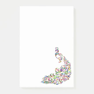 Fågelfågel efter IT-anteckningar Post-it Block