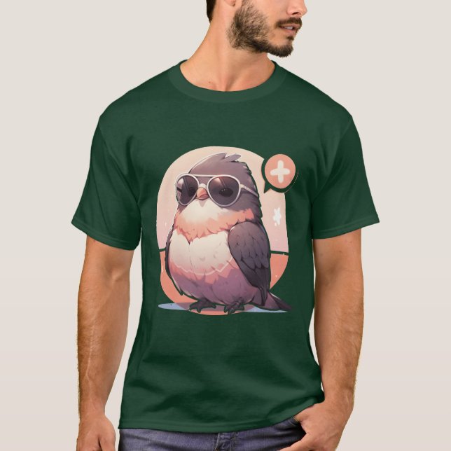 Fågelfåglar - populära djur - skog Skapar djur b T Shirt (Framsida)