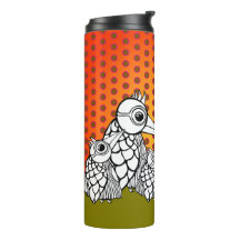 Fågelfamilj och Polka dots