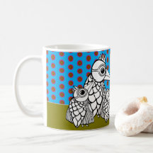 Fågelfamilj och Polka dots
