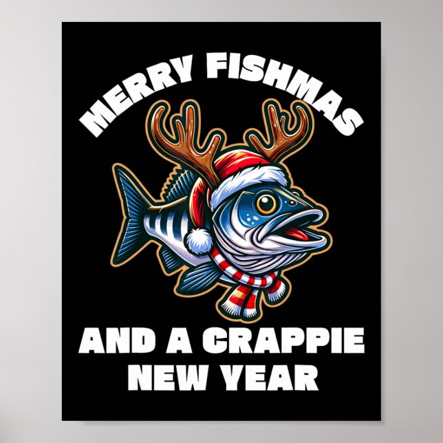 Fågelfisken och ett nytt år för fiske efter kummel poster (Framsidan)