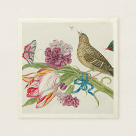 Fågelfjäder, fågelfjäril, Pappra blöjor Pappersservett