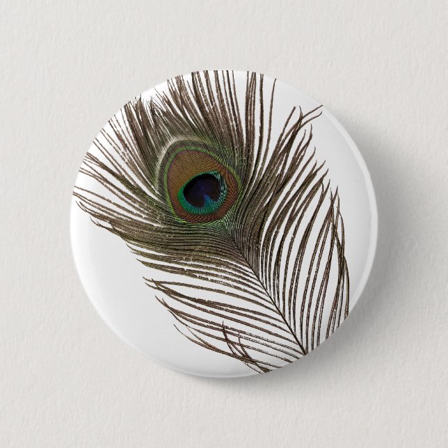 Fågelfjäder Knapp (Framsida)