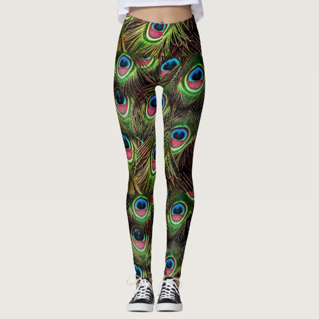 fågelfjäder leggings (Framsida)