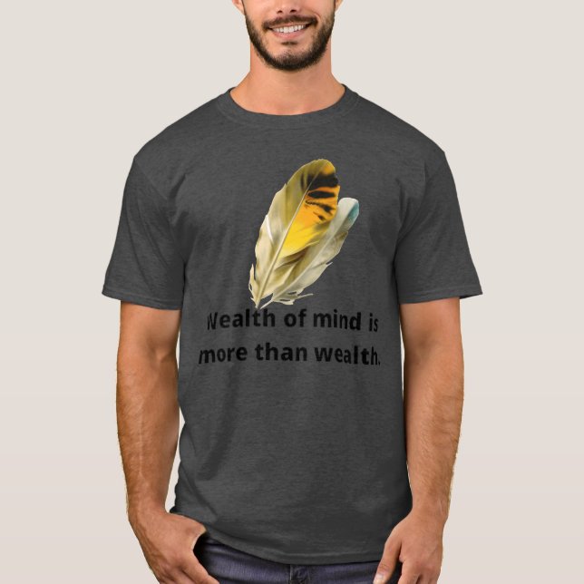 Fågelfjäderfamilj T Shirt (Framsida)