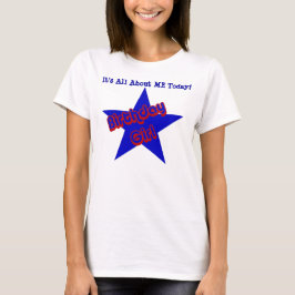 Fågelflicka om mig Cute Tee Shirt