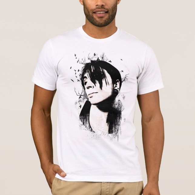 FågelflickaT-tröja Tee (Framsida)