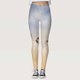 Fågelflock i Flykt Leggings