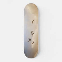 Fågelflock i Flykt Mini Skateboard Bräda 18,5 Cm