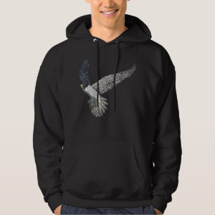 Fågelfluga Peregrine Falcon Hoodie