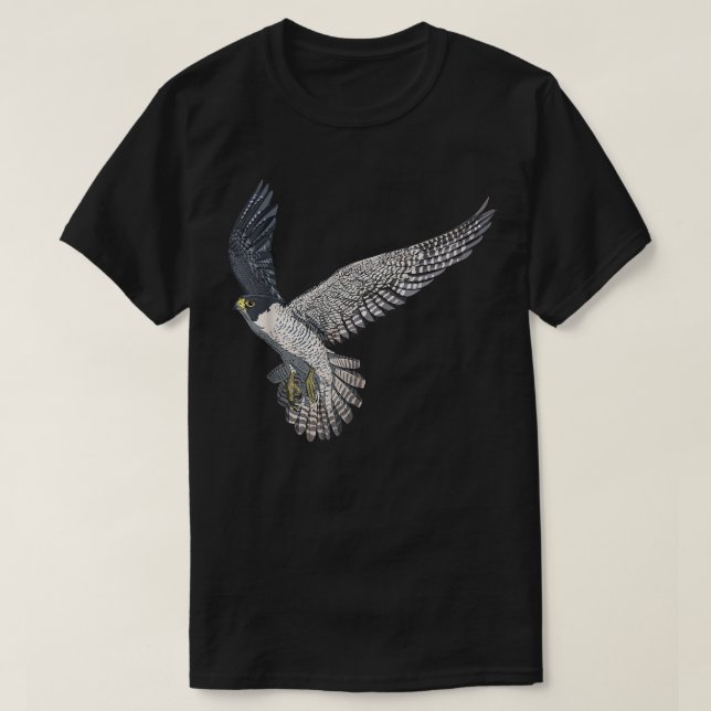 Fågelfluga Peregrine Falcon T Shirt (Design framsida)