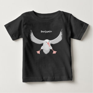 Fågelflygande tecknad för Cute albatross T Shirt