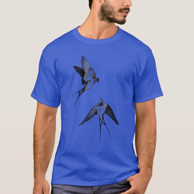 Fågelflygare T Shirt (Framsida)