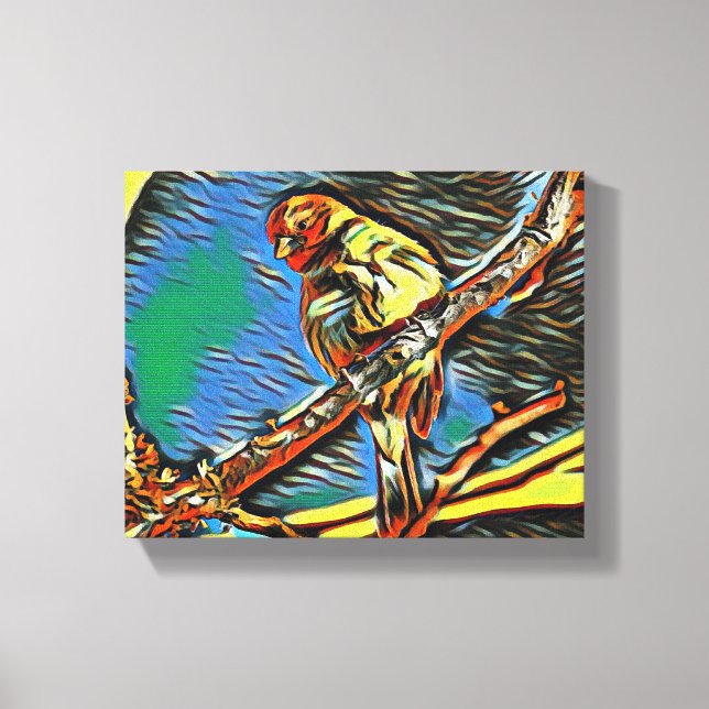 Fågelflykt: Fåglar i Rörelse Canvastryck (Framsida)