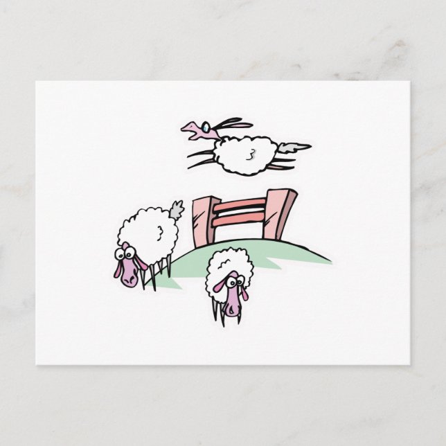 Fågelförskjutningsstaket Vykort (Framsida)