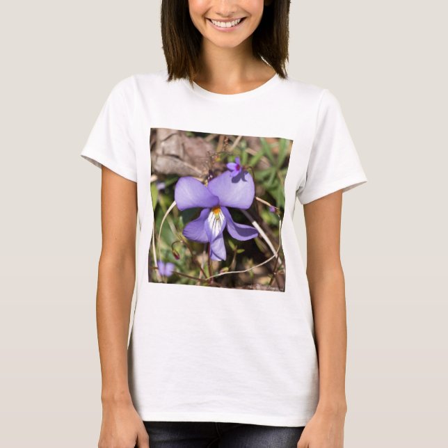 Fågelfot Violet w/ Bluets T-shirt (Framsida)