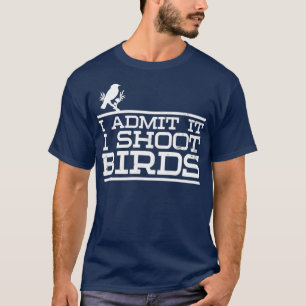Fågelfotograf I stöt Fågelgåva T Shirt