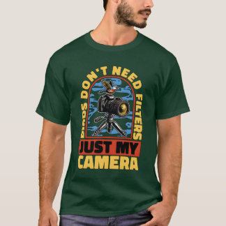 Fågelfotografering Fåglar behöver inte filter Bird T Shirt