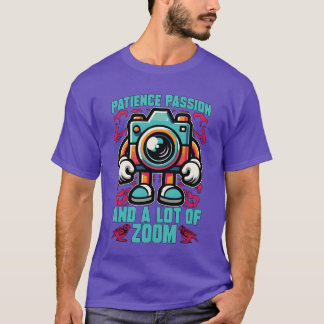 Fågelfotografering Patientpassion och Fågelskådnin T Shirt