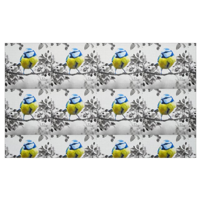 Fågelfotografi Tyg (Fat Quarter)