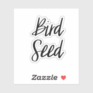 Fågelfrölagringsmärke Klistermärken