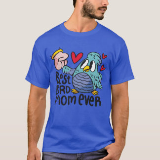 Fågelgåva från mamma kärlek i mors dag t shirt