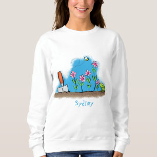 Fågelgroda och bin i trädgårdsodling, illustration t shirt