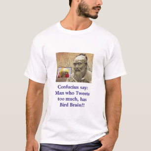 Fågelhjärna: T-tröja (vit) T Shirt
