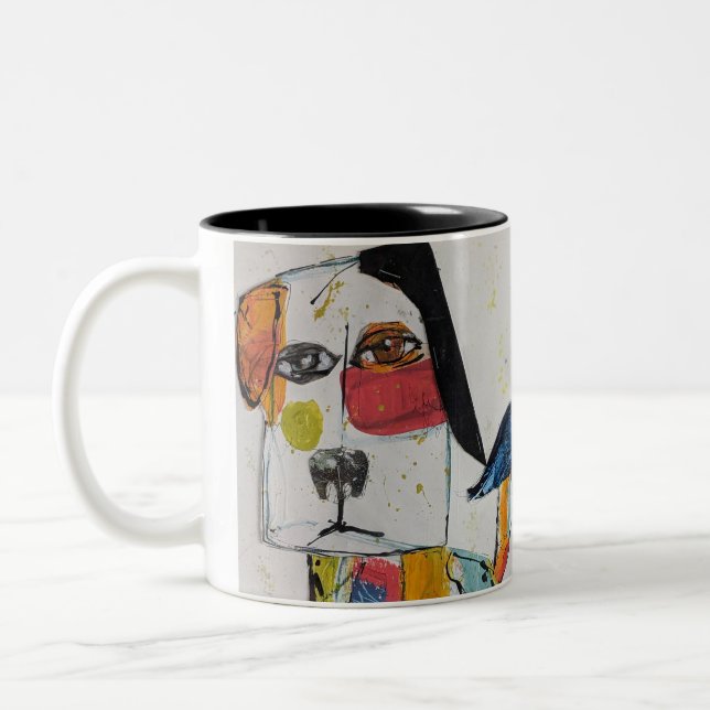 Fågelhund 330ml Mugg (Vänster)