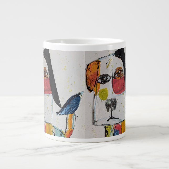 Fågelhund Jumbo-mugg Jumbo Mugg (Framsidan)