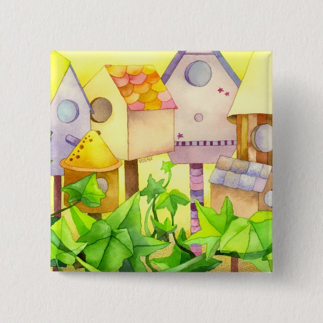 Fågelhus knäppas knapp (Framsida)