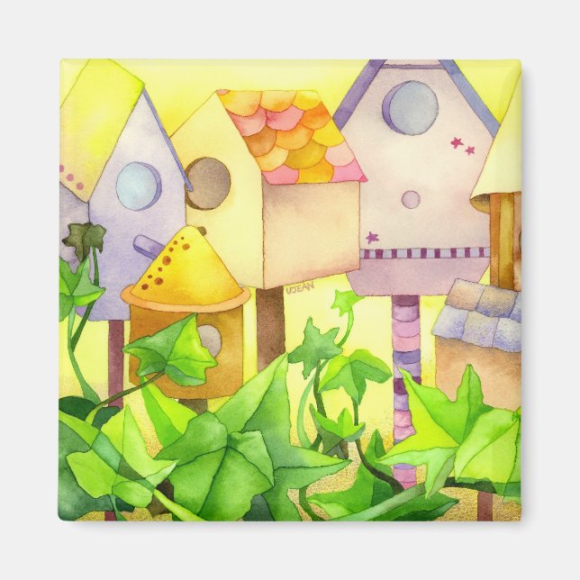 Fågelhus Magnet (Framsidan)