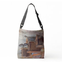 Fågelhus rad tote