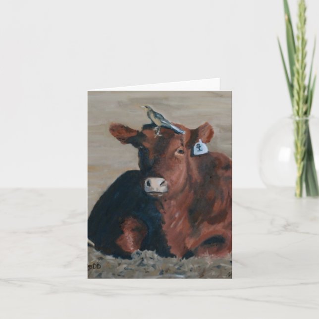 Fågelhuvud Kort (Framsida)