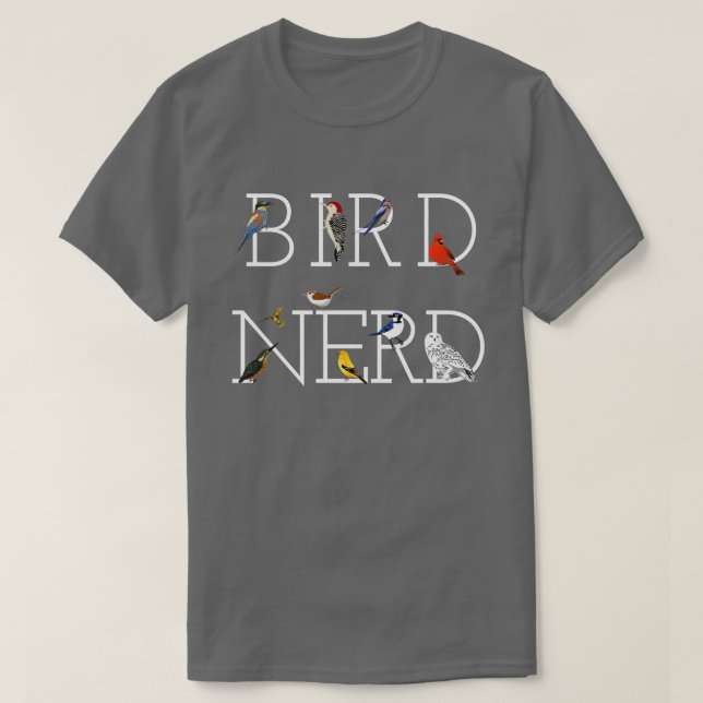 Fågelhuvud två t shirt (Design framsida)