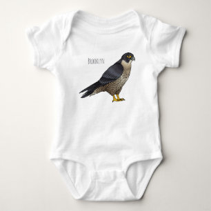 Fågelillustration av tecknad av fruktfalk t shirt