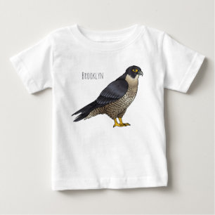 Fågelillustration av tecknad av fruktfalk t shirt