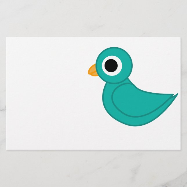 Fågelillustration Brevpapper (Framsida)