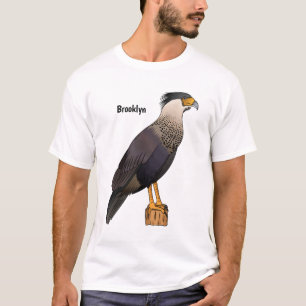 Fågelillustration för tecknad av bestnad karacara t shirt