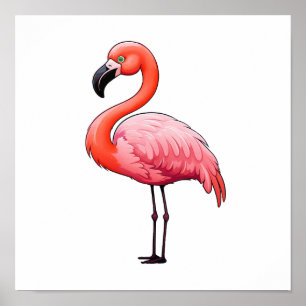Fågelillustration för tecknad poster