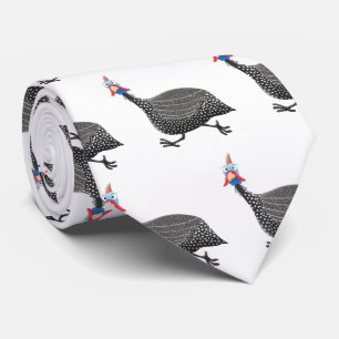 Fågelillustration med tecknaden Guineafowl Slips