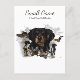 Fågeljakt, fågeljakt i Upland Game Bird Hunting Vykort