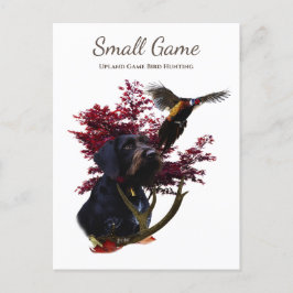 Fågeljakt, fågeljakt i Upland Game Bird Hunting Vykort