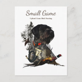 Fågeljakt, fågeljakt i Upland Game Bird Hunting Vykort