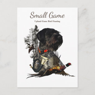 Fågeljakt, fågeljakt i Upland Game Bird Hunting Vykort