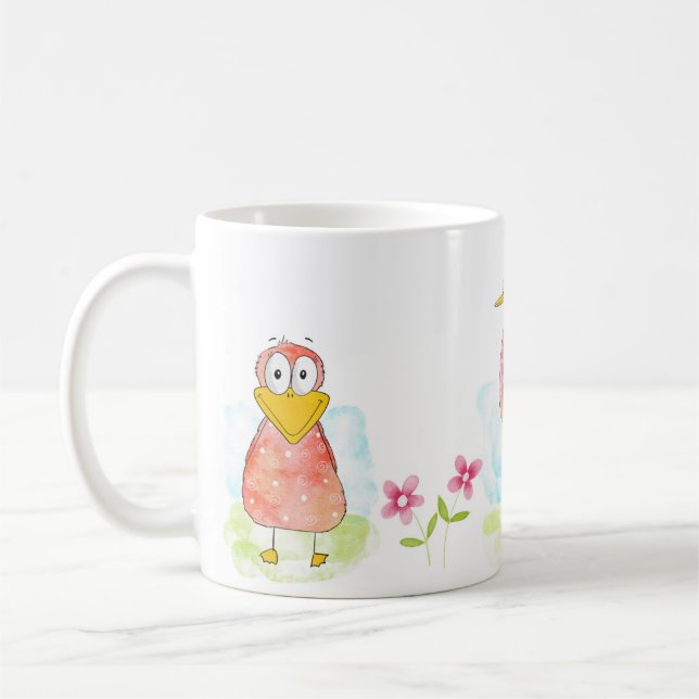Fågelkaffe Mugg (Vänster)