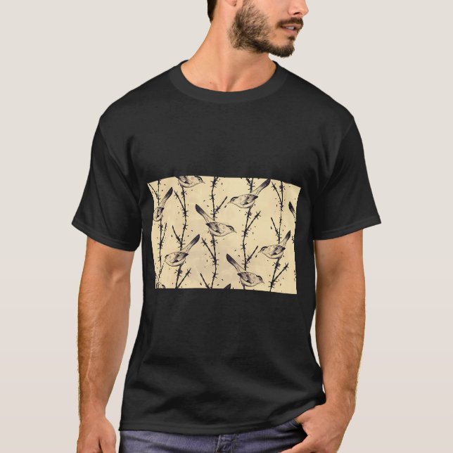 Fågelkaffemuggen för frihet t shirt (Framsida)