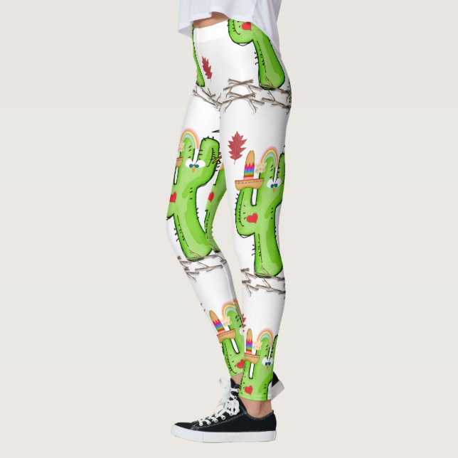 Fågelkaktus Leggings (Vänster)