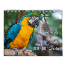 Fågelkalender 18 mån. Välj din startmånad / år.