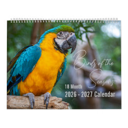 Fågelkalender 18 mån. Välj din startmånad / år. Kalender